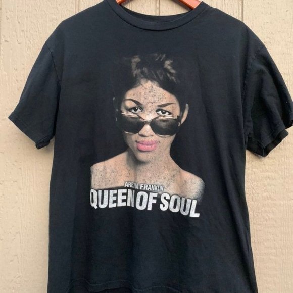 Aretha Franklin  Queen  of Soul Graphic T-Shirt Adult large - Picture 1 of 6